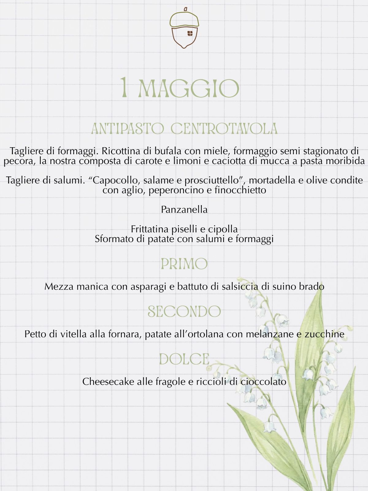 Pagina Menù